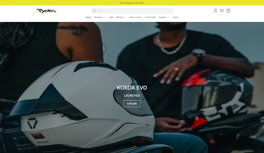 Rydex homepage
