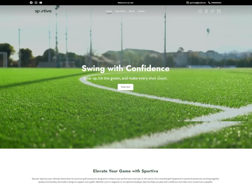 Sportiva homepage